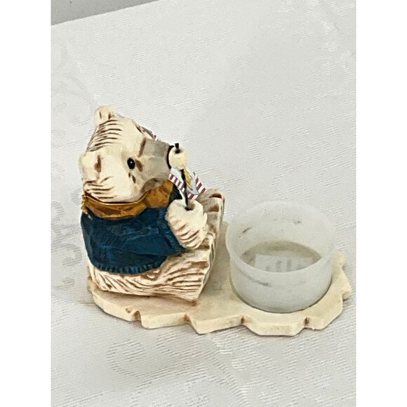 David Frykman Ice Cubs Polar Bear Nakina's First Marshmallow Tea Light Holder - Picture 3 of 8